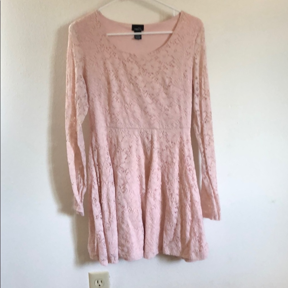 Pink short dress